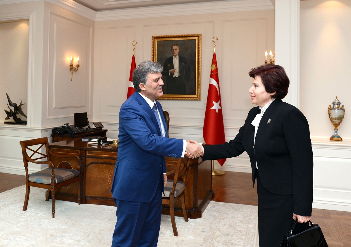 Cumhurbaşkanı Gül, Alkan ve Boşgelmez\'i Kabul Etti