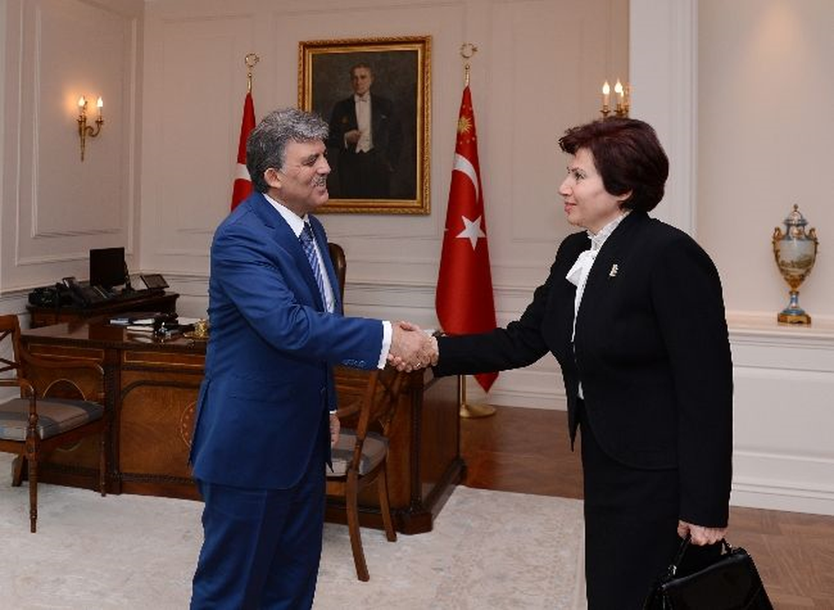 Cumhurbaşkanı Gül, Danıştay Başkanı Güngör\'ü Kabul Etti