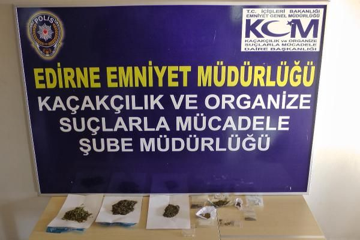 Edirne\'de Uyuşturucu Operasyonu