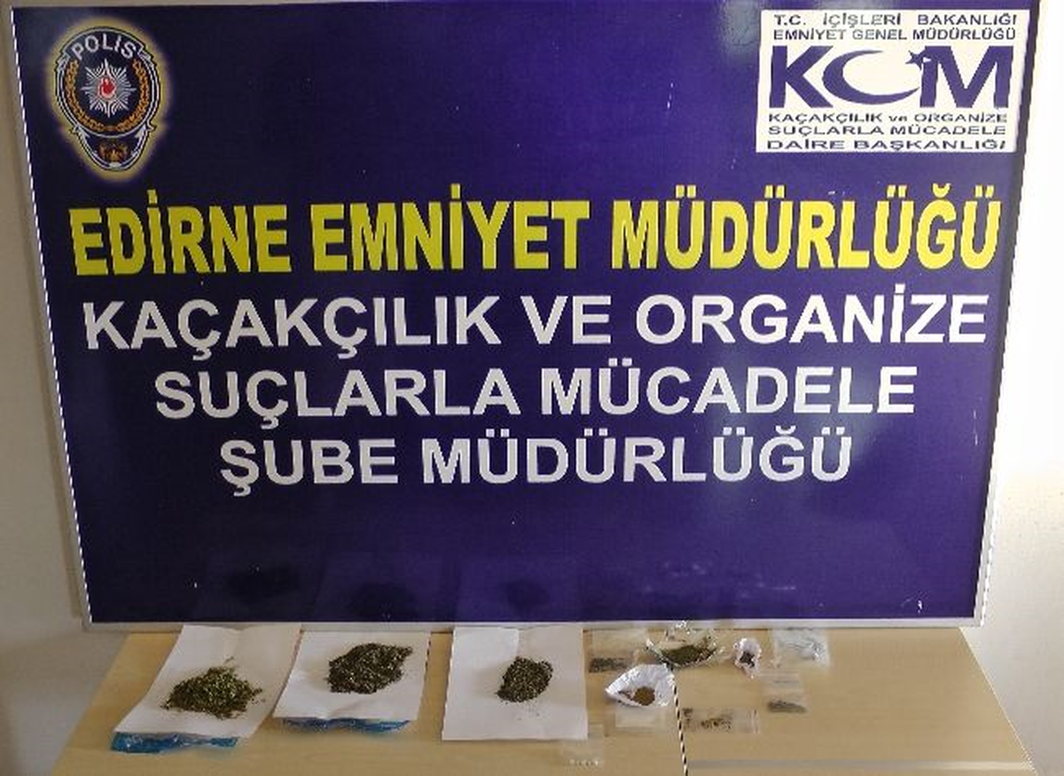 Edirne\'de Uyuşturucu Operasyonu