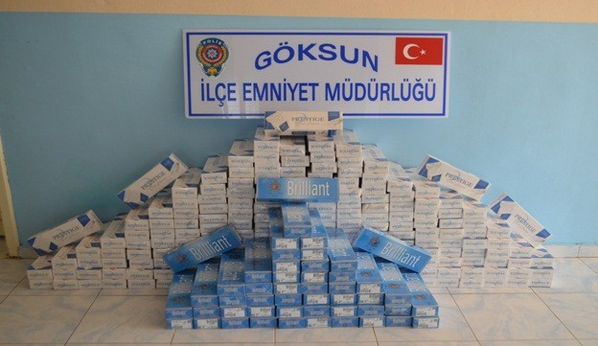 Göksun\'da Kaçak Sigara Operasyonu