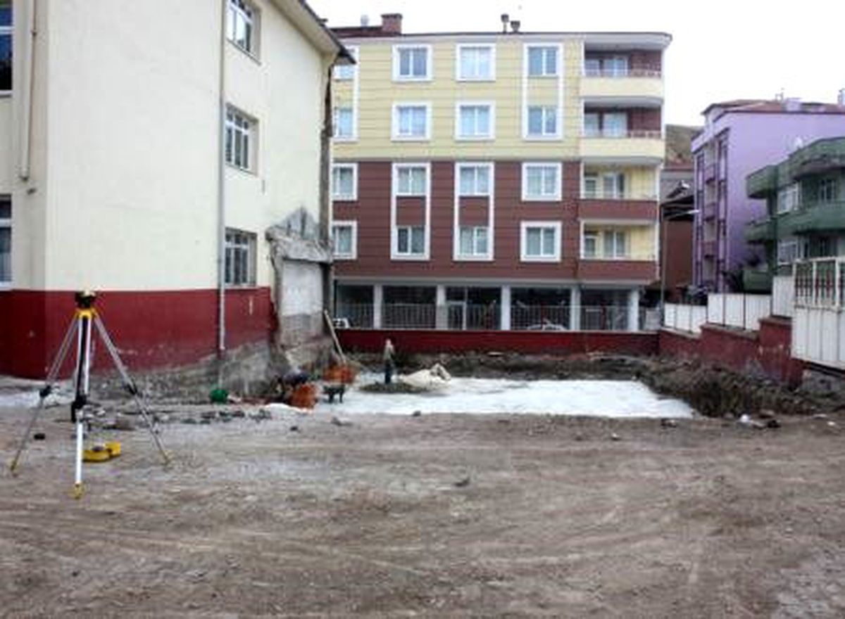 Havza\'da Derslik İnşaatı