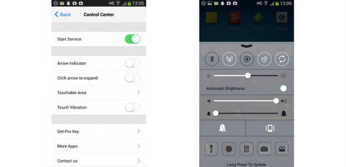 iOS 7\'yi Android\'e getirin!