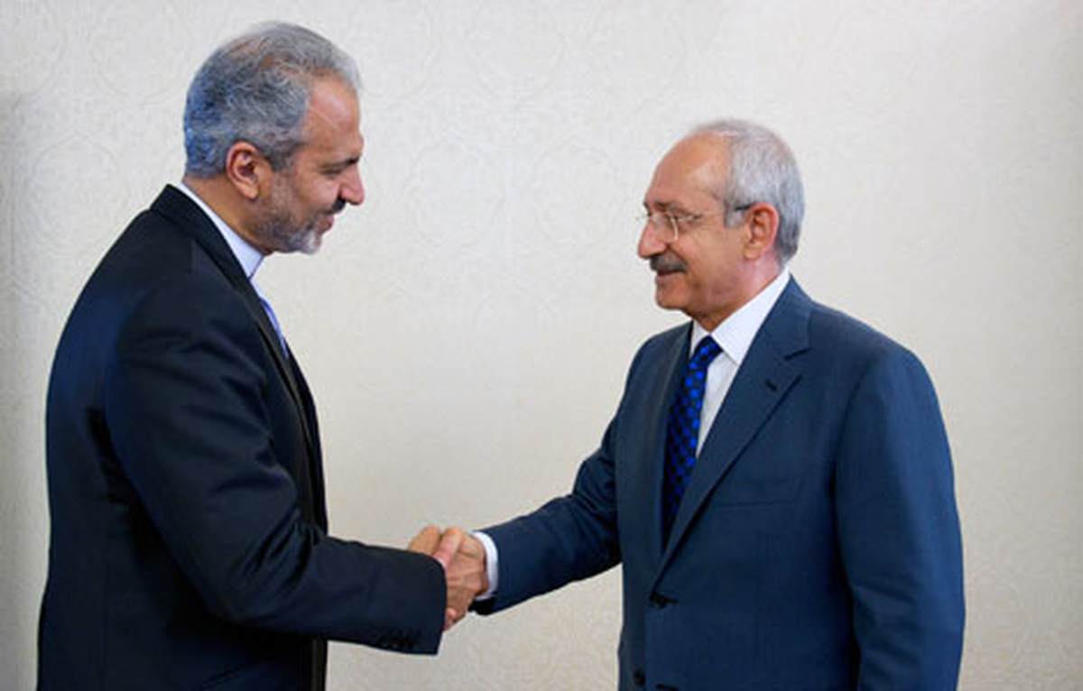 İran İslam Cumhuriyeti Büyükelçisi Bigdeli, Kılıçdaroğlu\'nu Ziyaret Etti