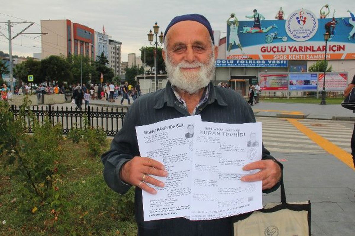 "Pamuk Dede" Şiirleriyle Vatandaşları Bilinçlendiriyor