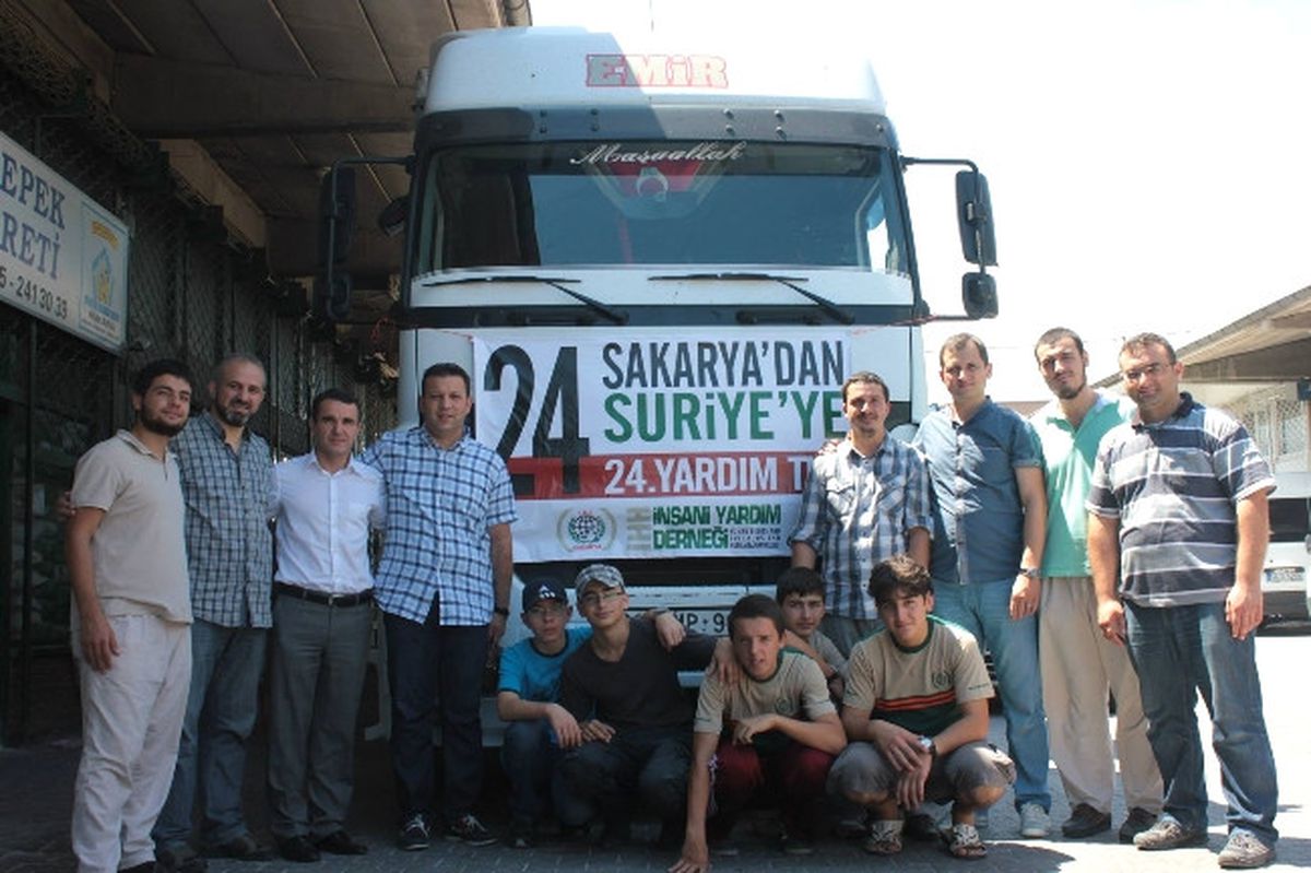Sakarya İhh\'den Suriye\'ye 24. Tır