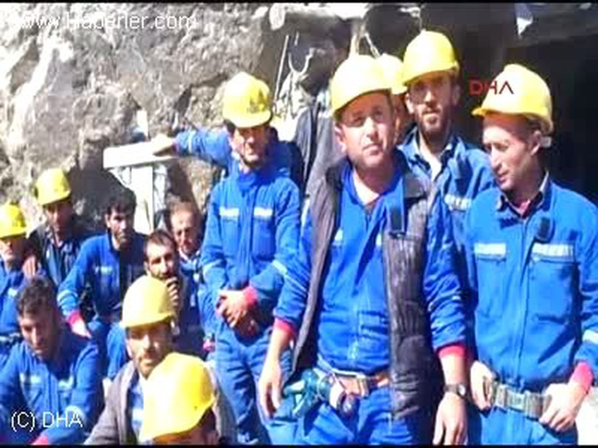 Sivas Maden Ocağı İşçilerinden İş Bırakma Eylemi