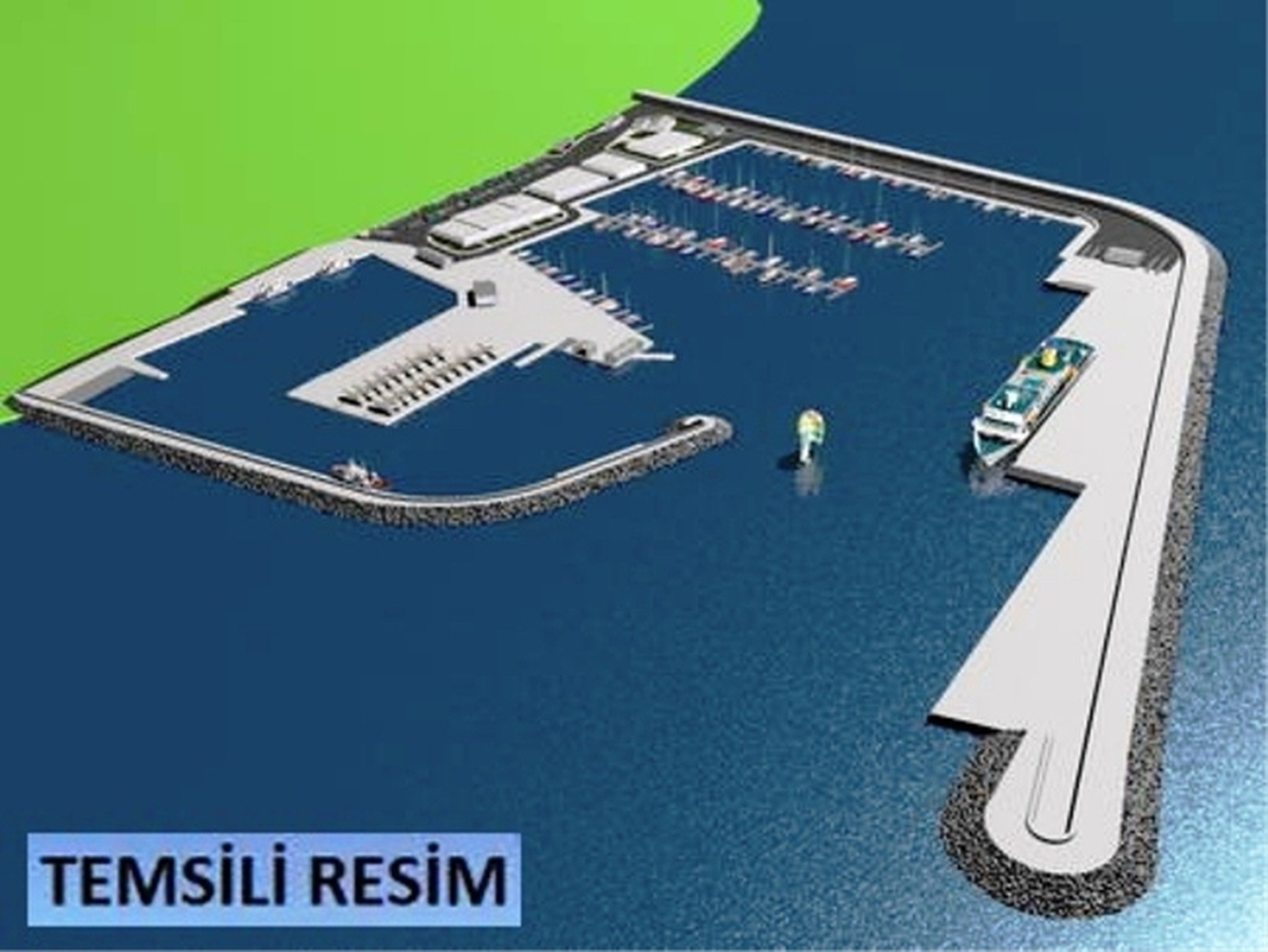 Ayvalık\'ta Balıkçı Barınağı ve Çekek Yeri Projesi Tamam