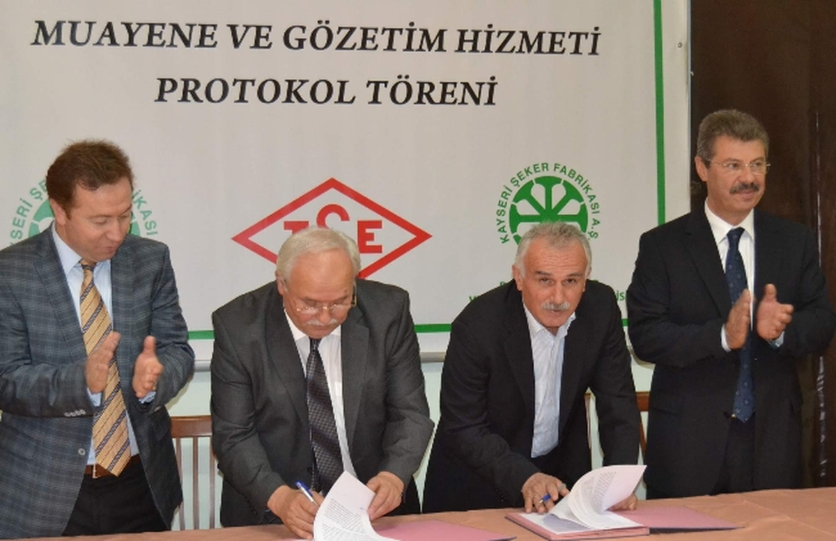 Kayseri Şeker Fabrikası Tse ile Muayene ve Gözetim Hizmeti\' Protokolü İmzaladı