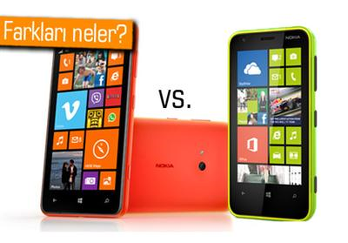 Nokia Lumia 620 ile Lumia 625 Karşı Karşıya