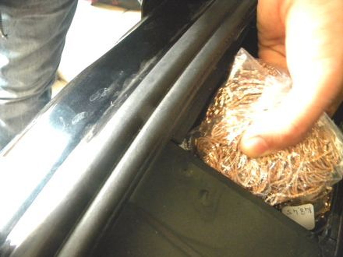 Otomobilin Tamponundan "Servet" Çıktı