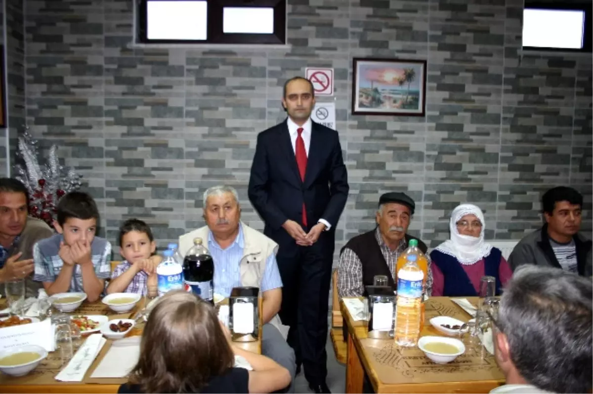 Kaymakam Özbey, Şehit ve Gazi Aileleri ile İftarda Buluştu