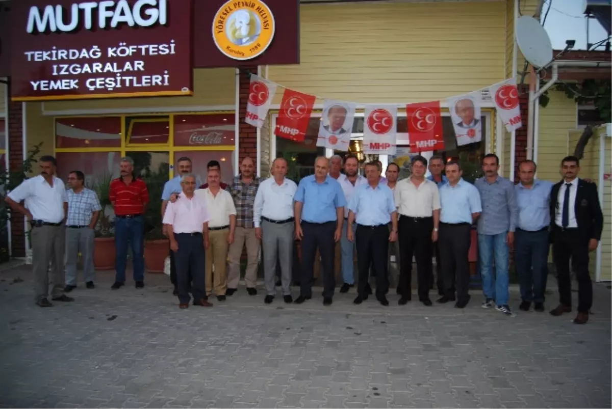 MHP İlçe Yönetimi İftar Yemeğinde Buluştu