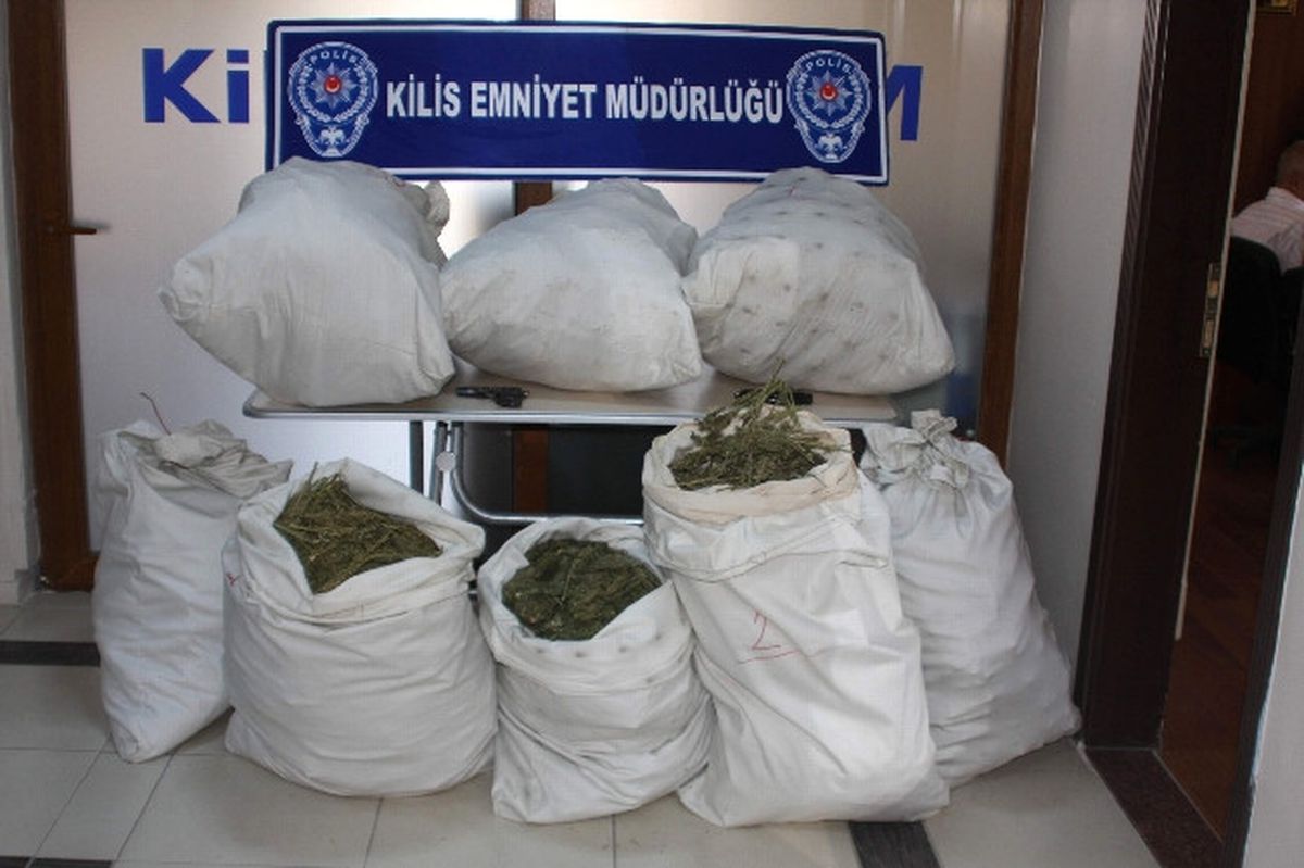 Polisin \'Dur\' İhtarına Uymayan Şahsın Aracında Esrar Ele Geçirildi