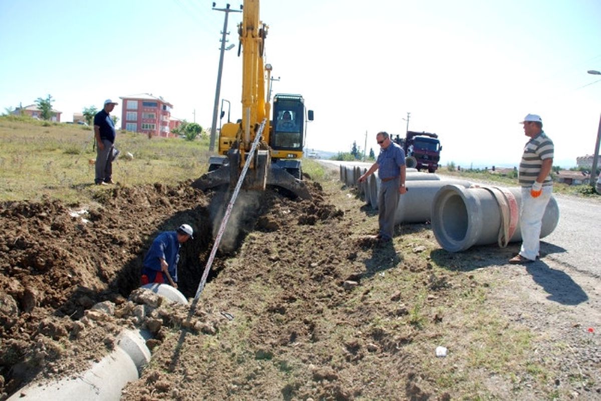 Çaycuma Belediyesinden Yağmur Suyu Şebeke Çalışması