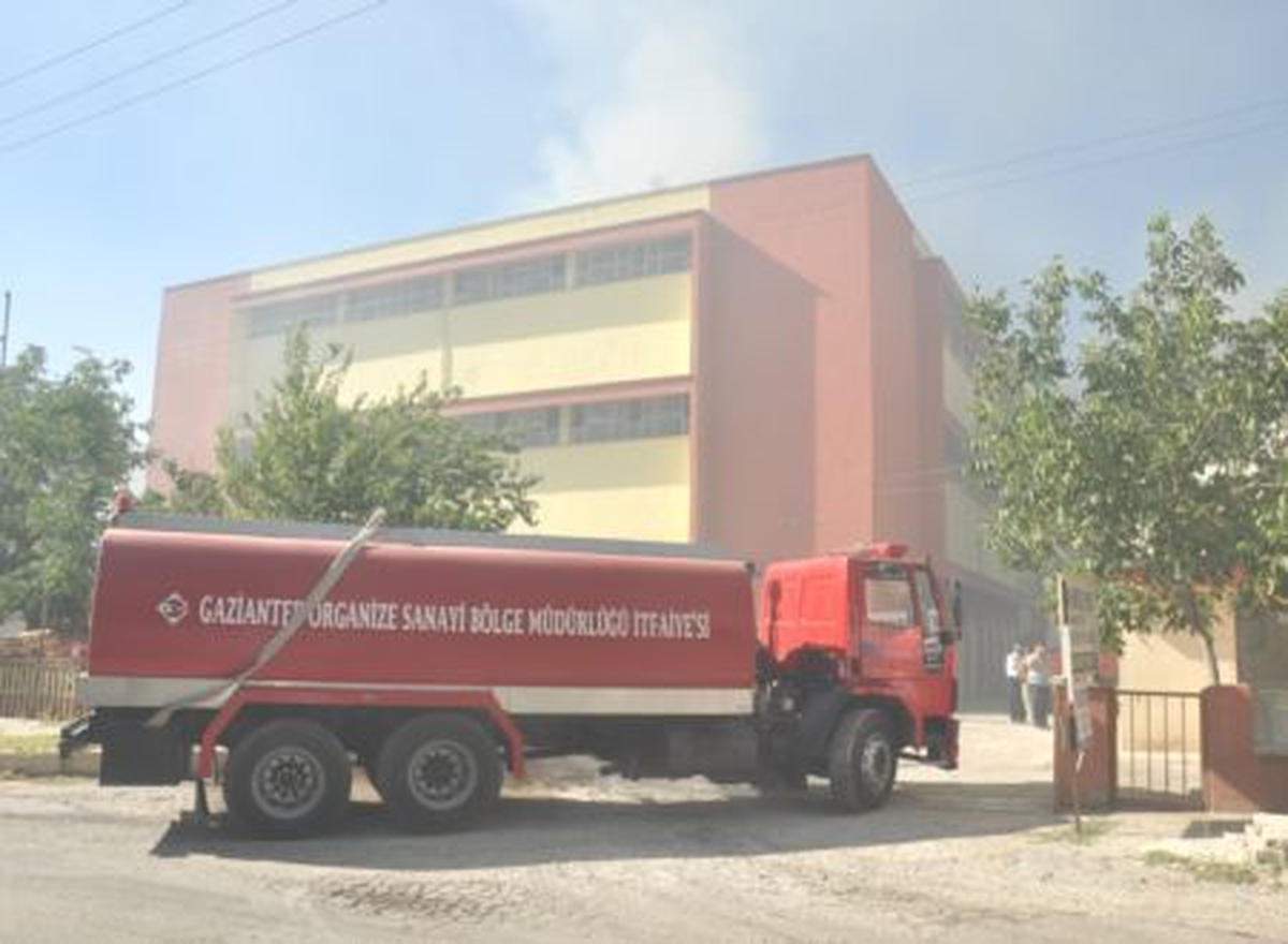 Gaziantep\'te Fabrika Yangını