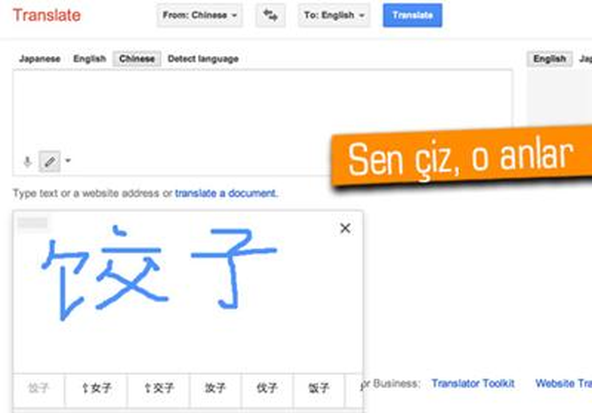 Google Translate\'e El Yazısı Özelliği Geldi