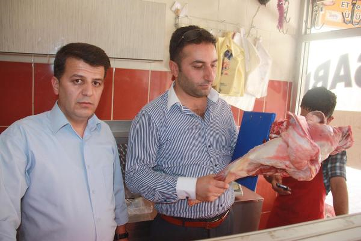 Hakkari\'de Kasap ve Market Denetimi