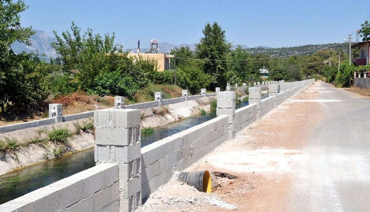 Kanalın Batısında Düzenleme Çalışmaları