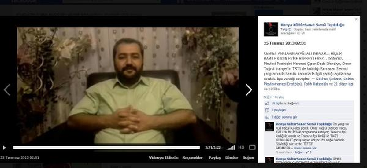 Konya Kültür Sanat Derneği\'nden İnançer\'e Tepki