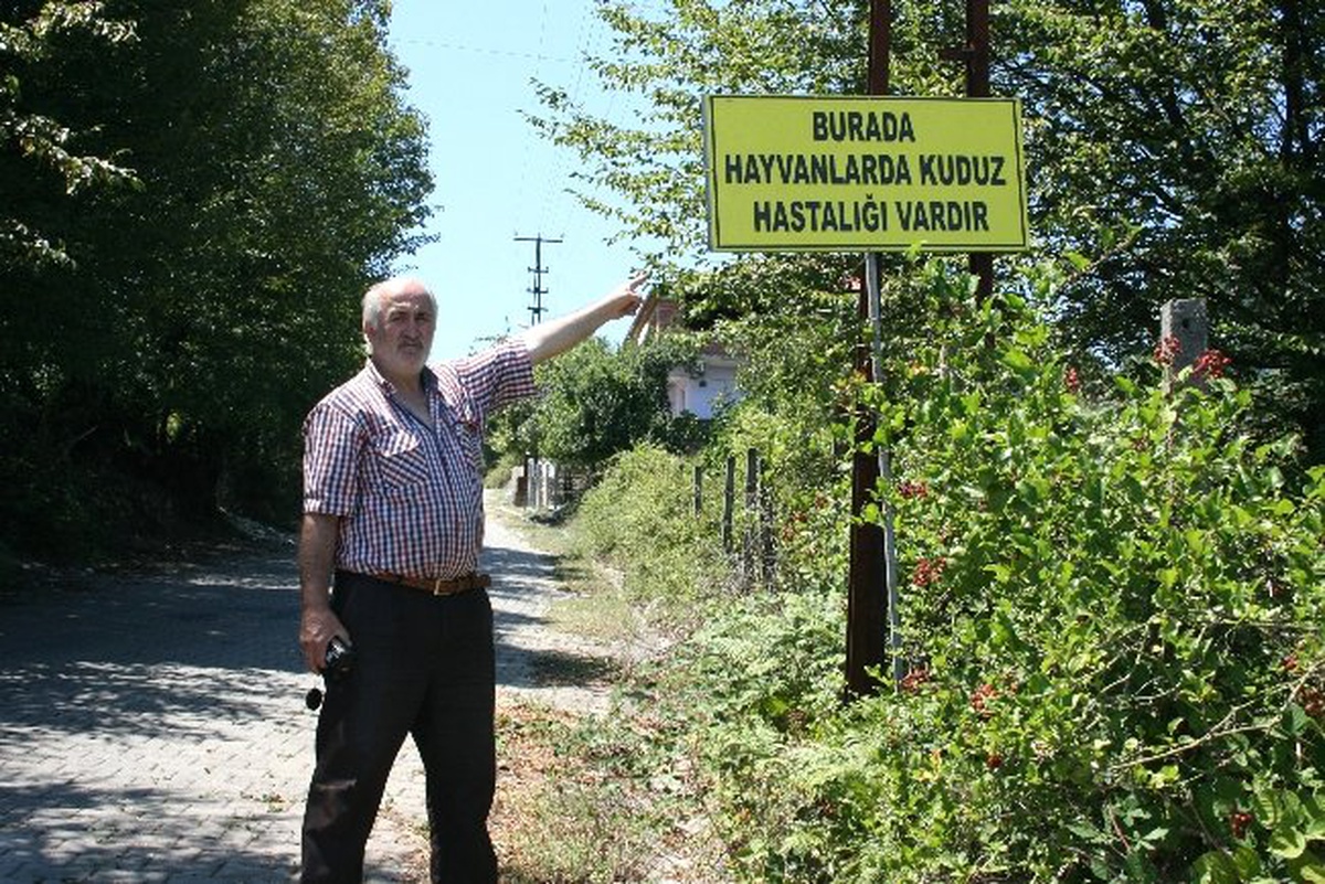 (Özel Haber) Çaycuma\'nın Temenler Köyünde Kuduz Karantinası