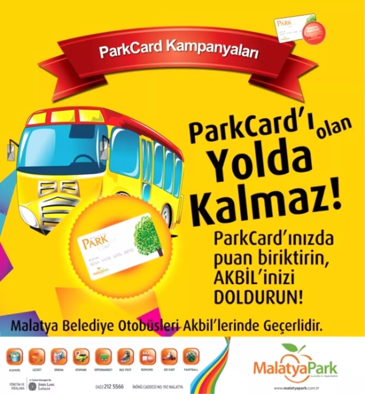 Park Card ile Belediye Otobüsü Akbil Avantajı