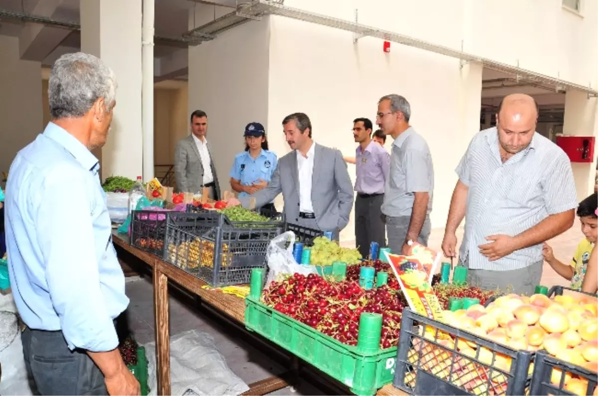 Şahinbey Köy Pazarında Organik Ürünler Satılıyor