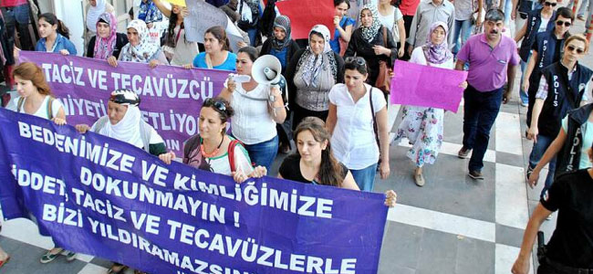 Şanlıurfalı Kadınlardan Taciz Protestosu