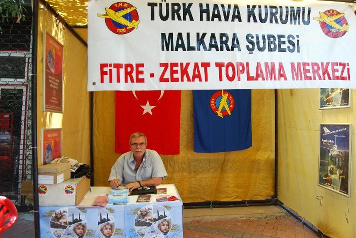 THK Fitre ve Zekât Çadırı Kuruldu