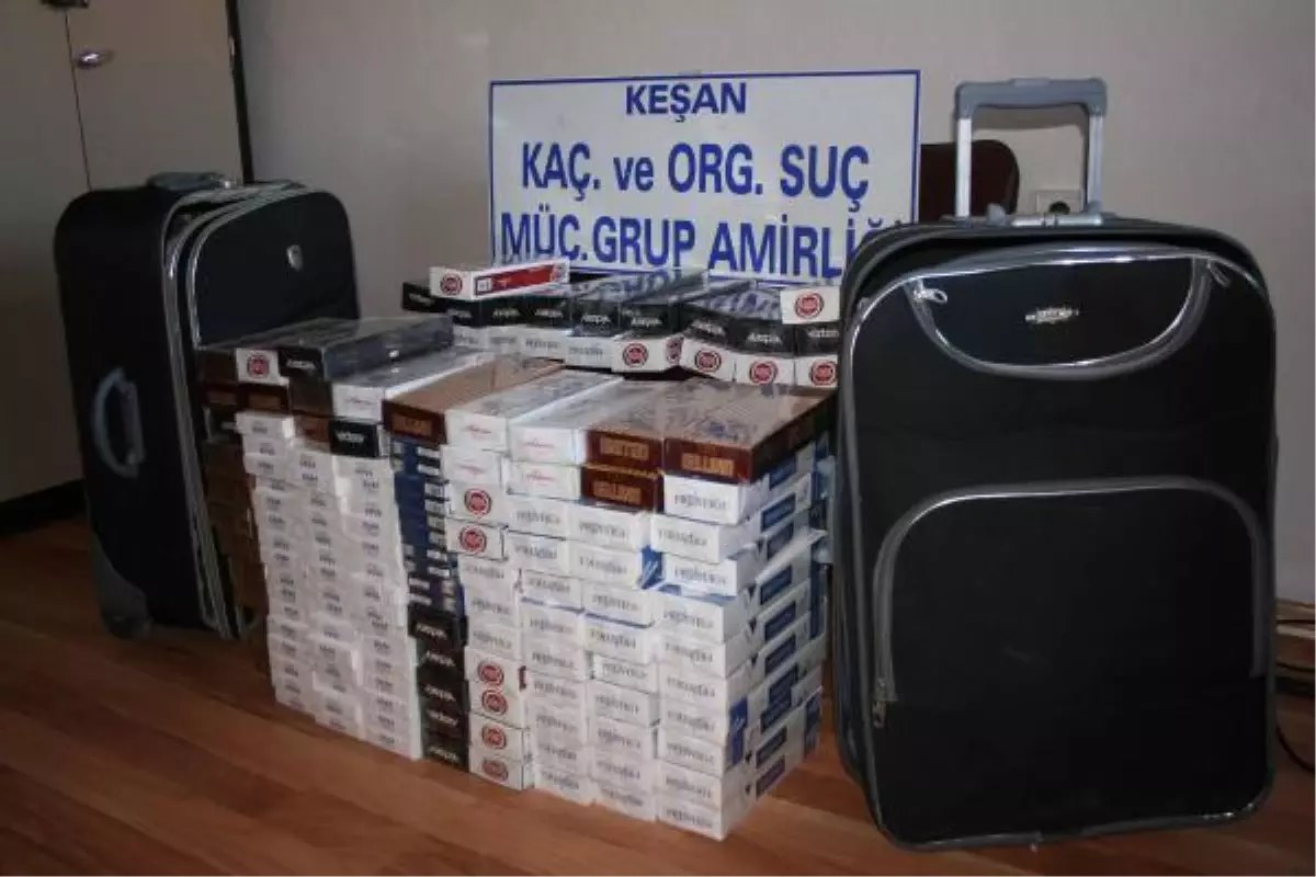 Uzunköprü\'de Bin 465 Paket Kaçak Sigara Ele Geçirildi