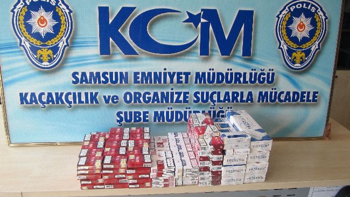 228 Paket Kaçak Sigarayla Yakalandı