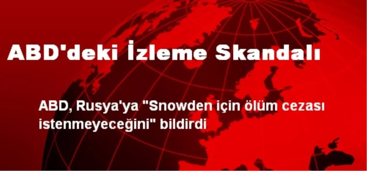 ABD'deki İzleme Skandalı