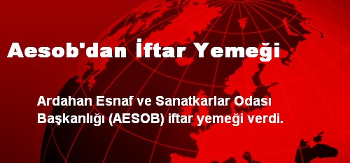 Aesob\'dan İftar Yemeği