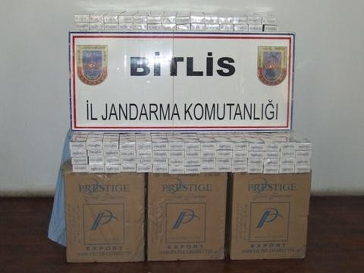 Bitlis\'te Kaçak Sigara Operasyonu