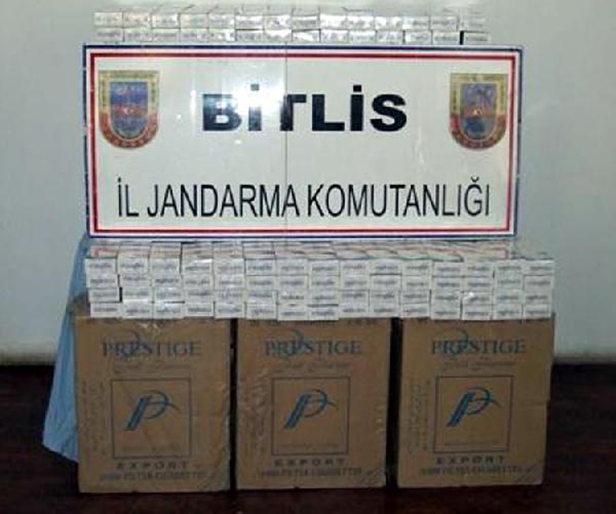 Bitlis\'te Kaçak Sigara Operasyonu