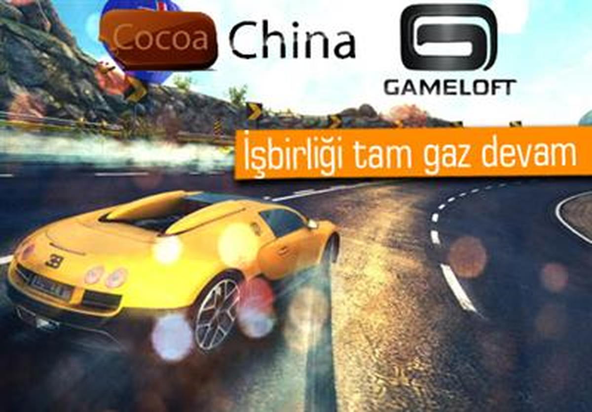 Cocoachina ve Gameloft İşbirliği Asphalt 8 ile Devam Ediyor