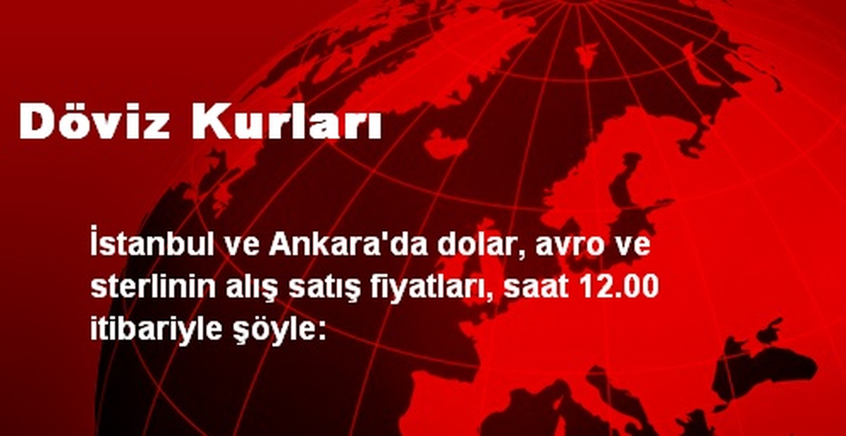Piyasalarda Döviz Kurları