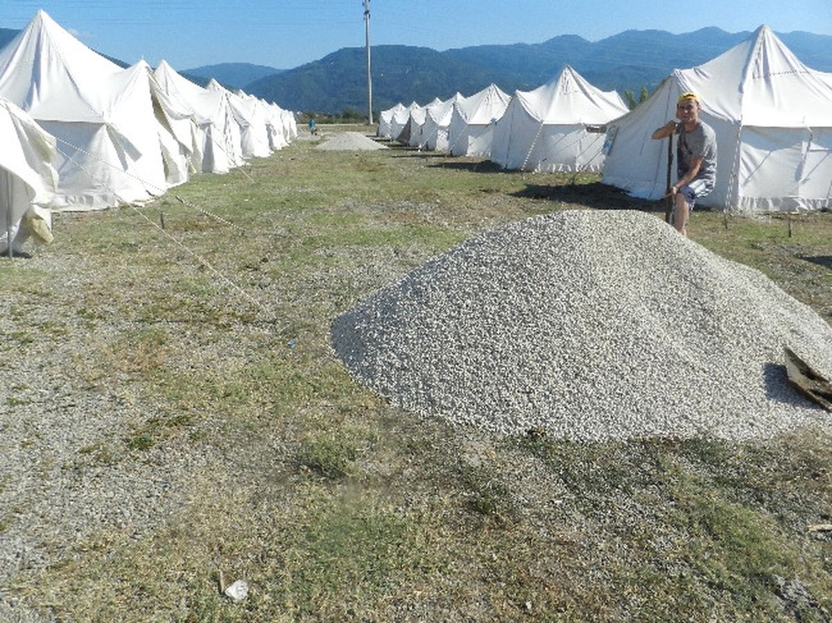 Düzce\'de Fındık İşçilerine 7 Bölgede Çadır Kent Kuruluyor