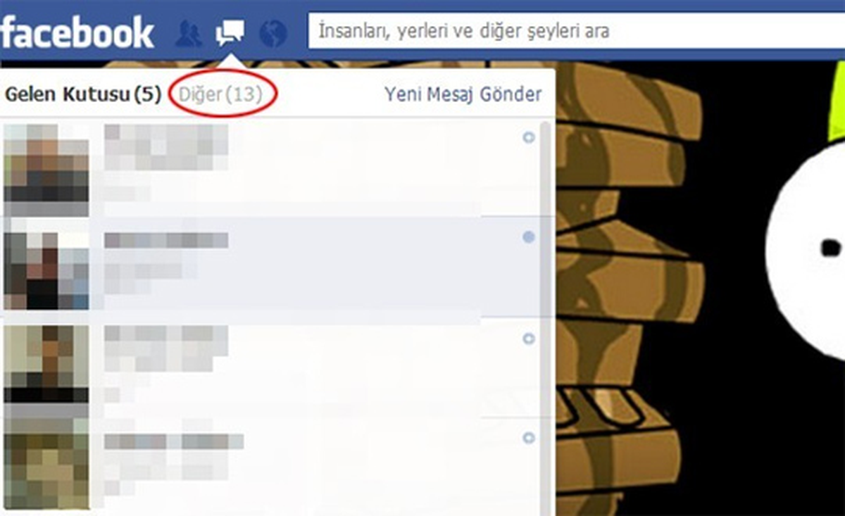 Facebook\'un \'Görülmeyen\' Mesaj Kutusu