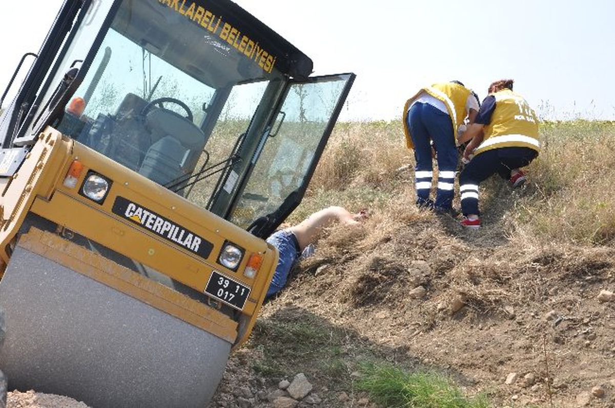 İş Makinesi Devrildi: 1 Ölü