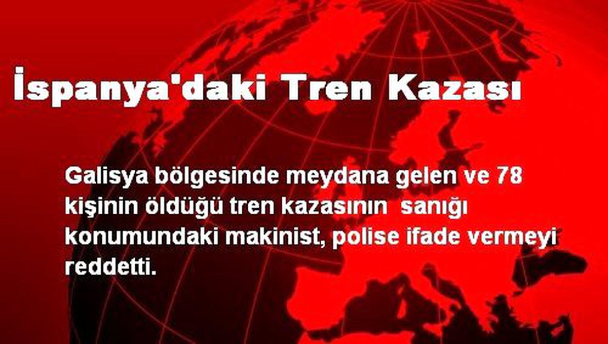 İspanya\'daki Tren Kazası