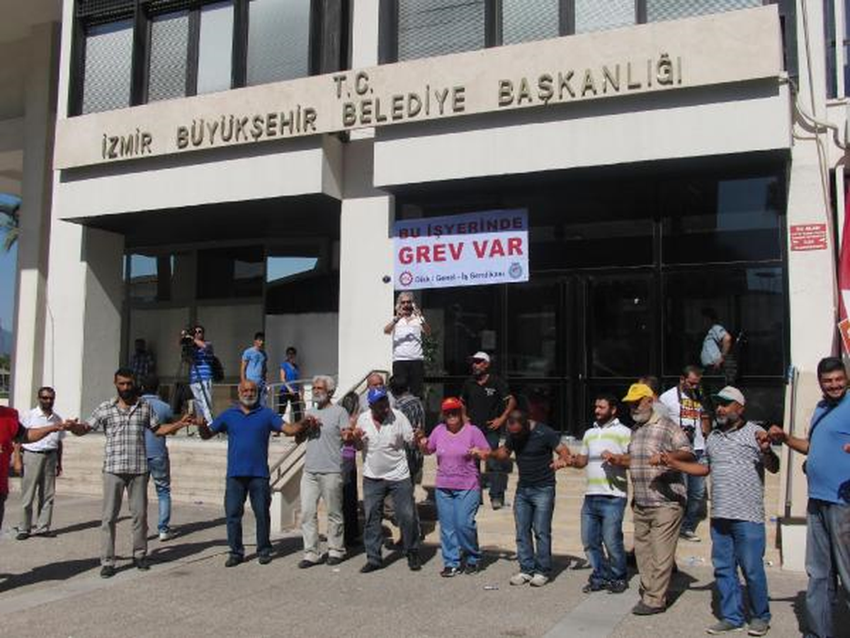 İzmir\'de Grev Krizi Sendikayı Karıştırdı