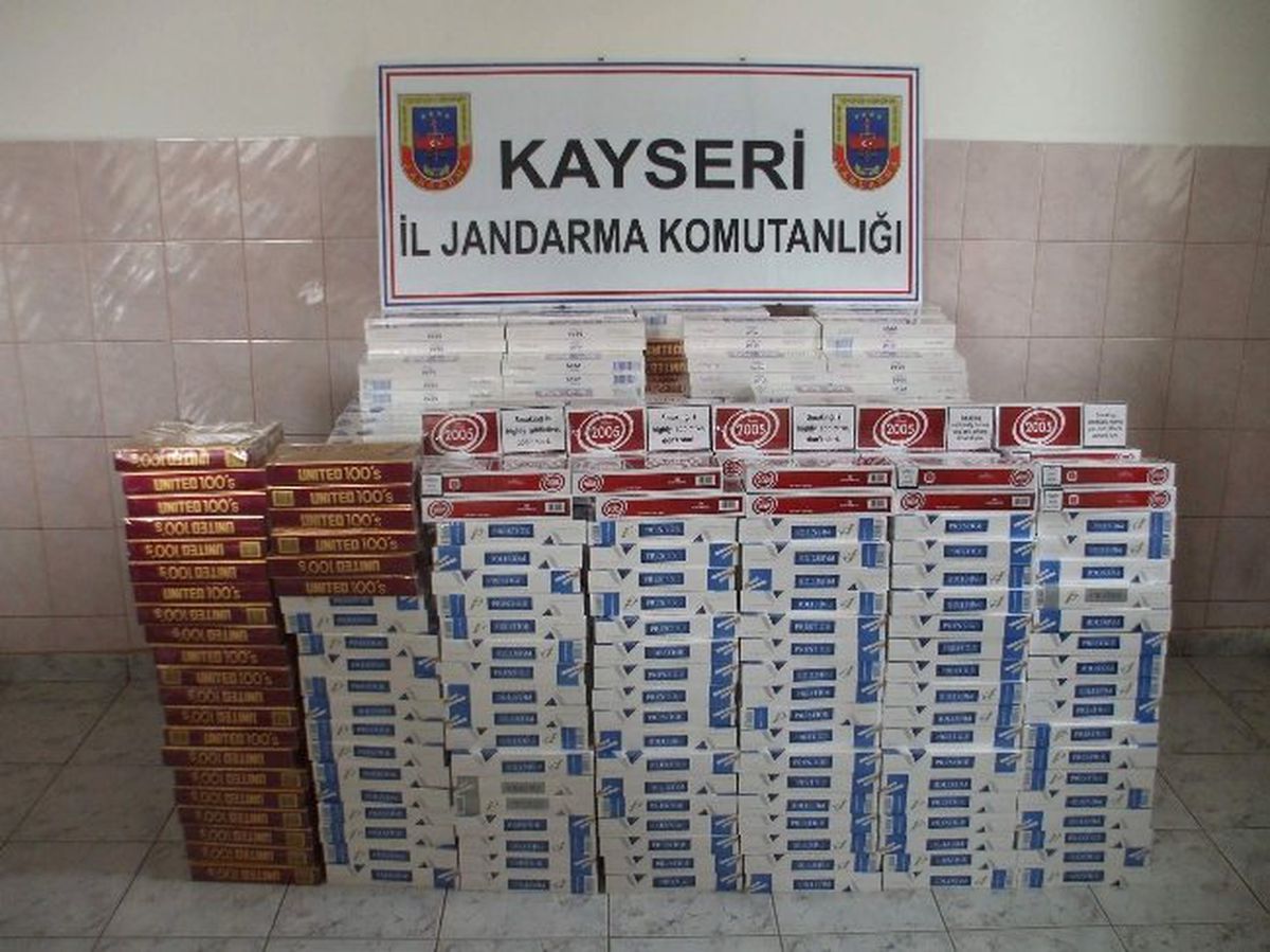Jandarmadan Kaçak Sigara Operasyonu