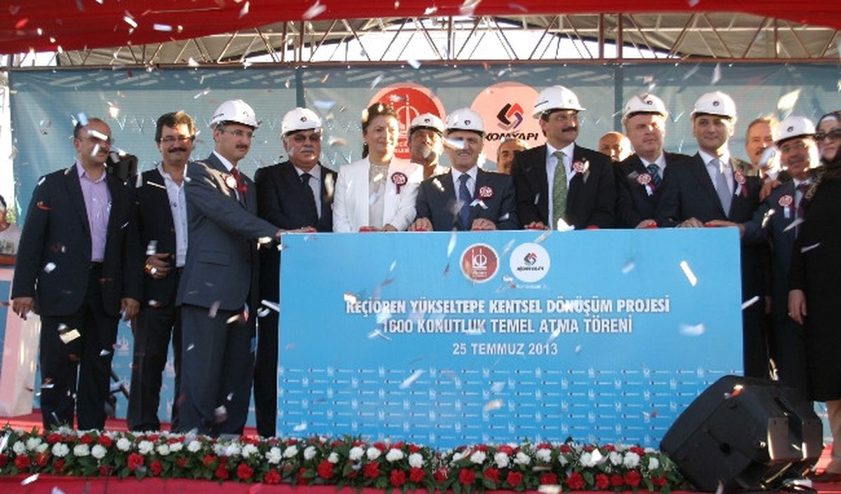Komyapı, Keçiören\'de 1600 Konutun Temelini Attı