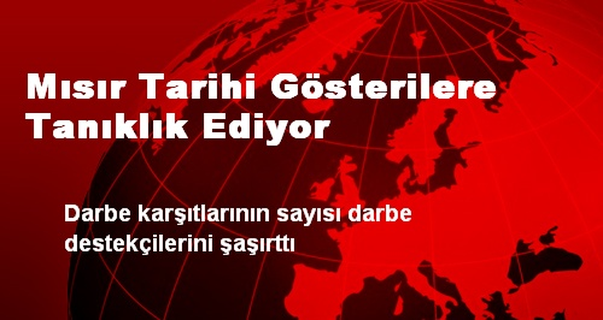 Mısır Tarihi Gösterilere Tanıklık Ediyor