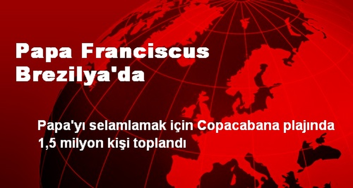 Papa Franciscus Brezilya\'da