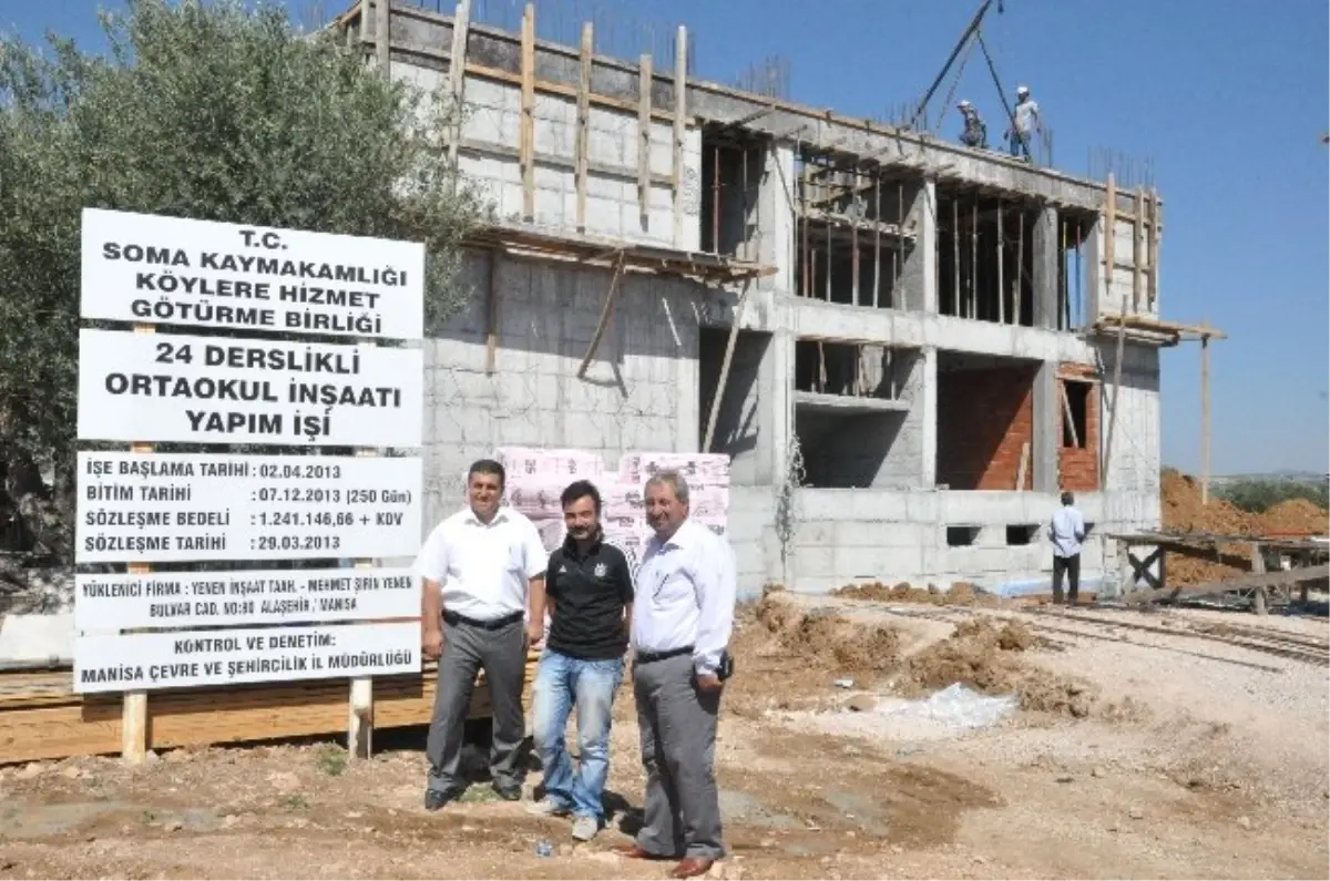 Soma'da Eğitim Yuvaları Yükseliyor