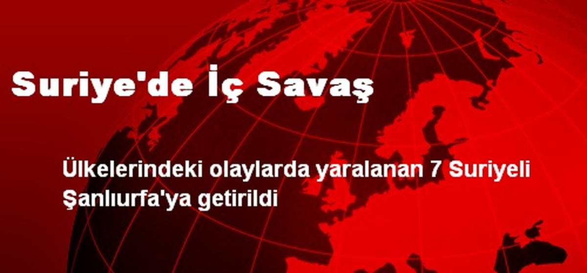 Suriye\'de İç Savaş