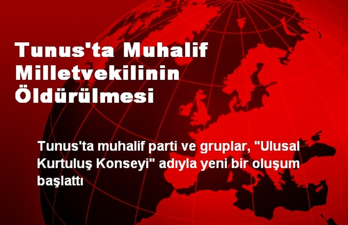 Tunus\'ta Muhalif Milletvekilinin Öldürülmesi