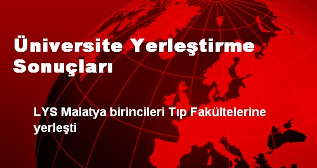 Üniversite Yerleştirme Sonuçları